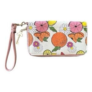 Y2K Juicy Couture Calle Floral Citrus Wallet Wristlet